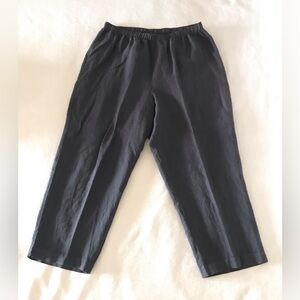 Orchadia Womens Linen Cropped Pants